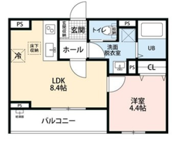 リーブルファイン西浦和　1号棟の間取り