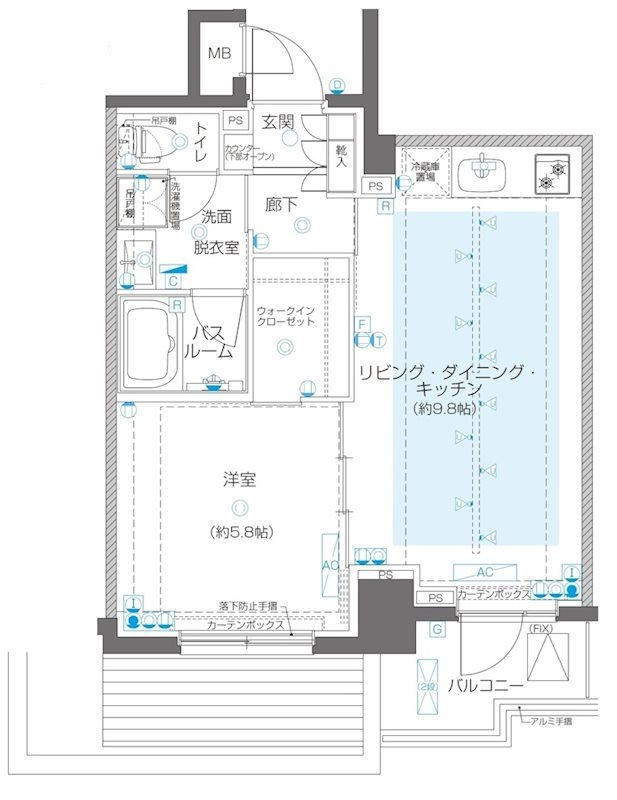 ZOOM高田馬場の間取り|間取りです。