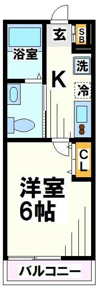 ソルブラン松戸の間取り