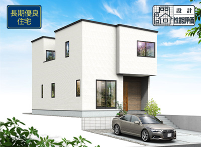 【外観パース】 | 沼津市大岡 4期 新築一戸建て | 外観パースです