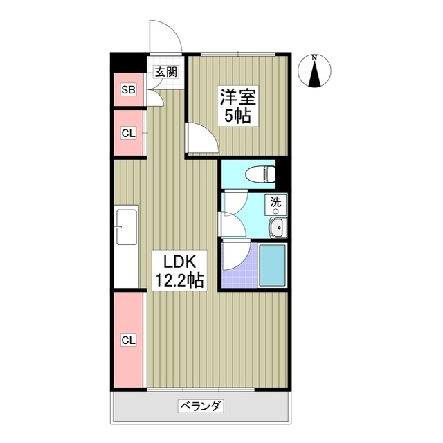 リバーサイド秀和の間取り