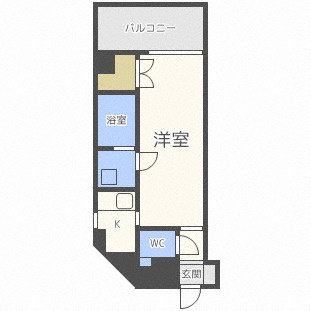 ファイブコート梅田の間取り|ファイブコート梅田　開放感ある間取り