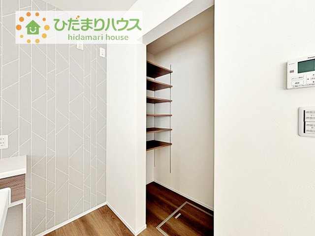【収納】 | 筑西市二木成　新築戸建　3号棟 | パントリー完備で散らかりがちなキッチン回りもラクラクお片付けできちゃいます！(*^-^*)