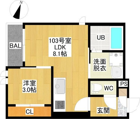 【間取り】 | GRANDTIC Quon鳴海