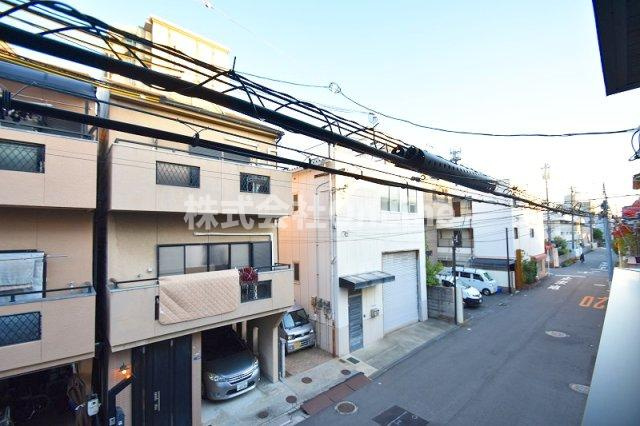 東大阪市永和１丁目のアパートの展望