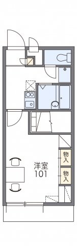 【間取り】 | レオパレスＨｉｒｏ | 代表的な間取のため実際の間取とは異なる場合があります