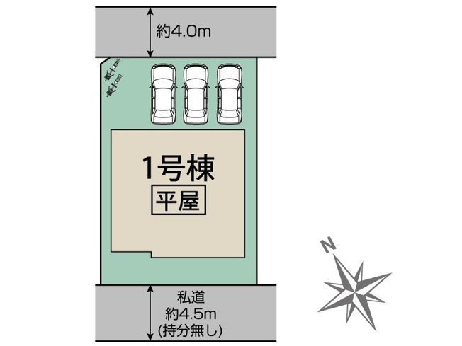 【区画図】 | 富士市天間 新築一戸建て | 区画図です