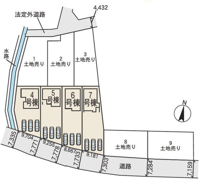 一宮市明地０１期の区画図|区画図