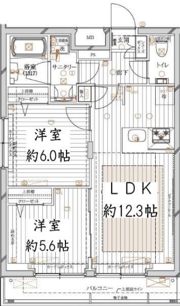 レガリス馬込パークサイドの間取り