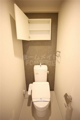 【トイレ】 | グレースリバー中之島 | 落ち着いた色調のトイレです