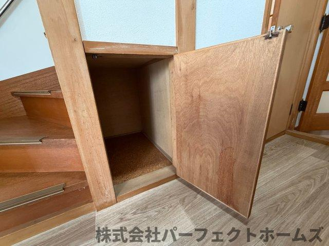 野村中町戸建の収納|大きなスペースがあり、収納には困りません