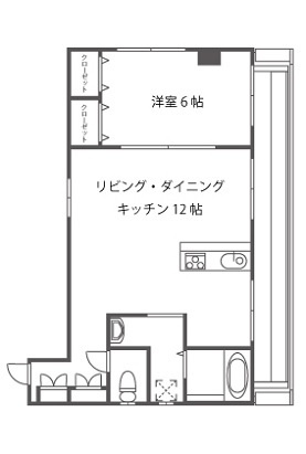 シャインブライト桑田の間取り