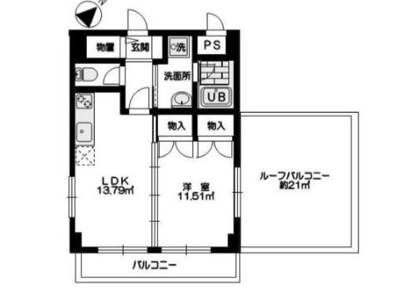 トラットリアＫ＆Ｍの間取り