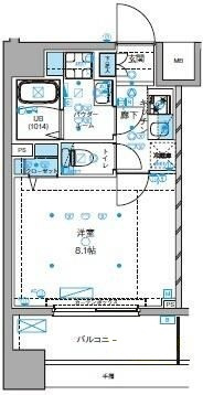 ＧＥＮＯＶＩＡ大島駅Ｓｋｙ　ｇａｒｄｅｎの間取り|間取りです。
