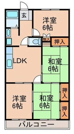 諏訪野ビルの間取り