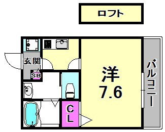 ジョリエーメゾンの間取り