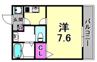 ジョリエーメゾンの間取り