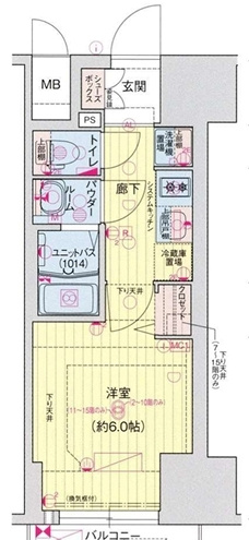 プレサンス塚本アクミリオンの間取り
