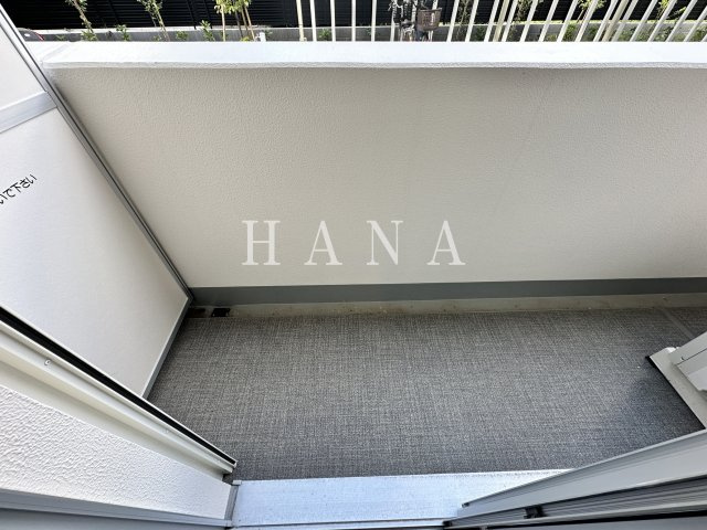 ジェノヴィア竹ノ塚のバルコニー
