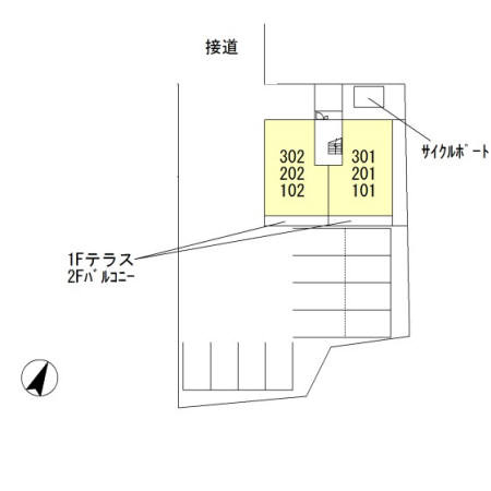 クレアの区画図