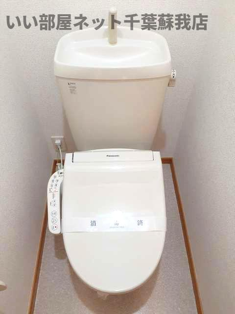 サンライズ・あじさい　Ｂのトイレ|トイレもきれいです