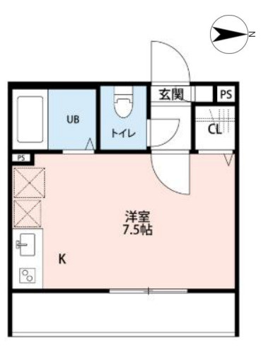 ユーハコート浮間舟渡の間取り