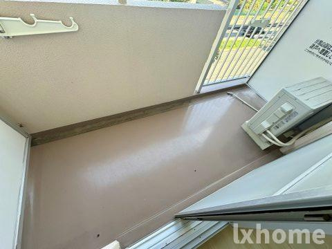 美穂ヶ丘阪田ハイツのバルコニー|落ち着いた時間を過ごせるバルコニーです