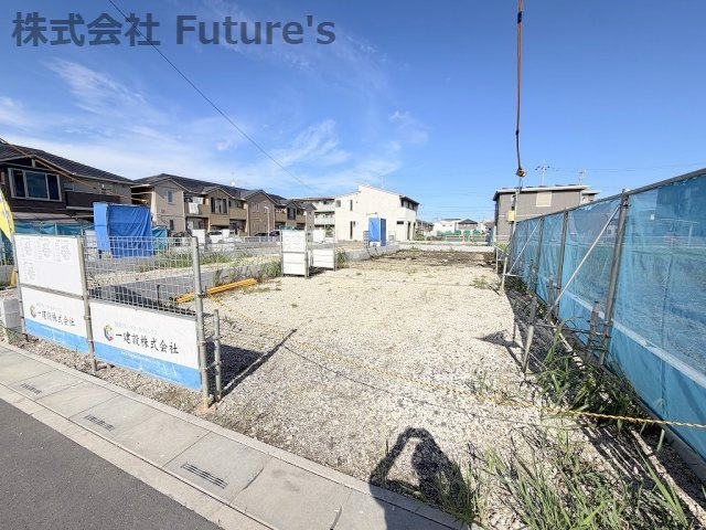 八潮市大字大原　新築戸建　全4棟　4号棟の外観|現地の写真になります。