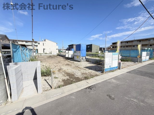 八潮市大字大原　新築戸建　全4棟　4号棟の外観|現地の写真になります。