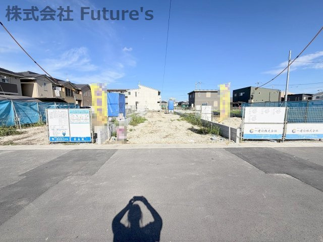 八潮市大字大原　新築戸建　全4棟　4号棟の外観|現地の写真になります。