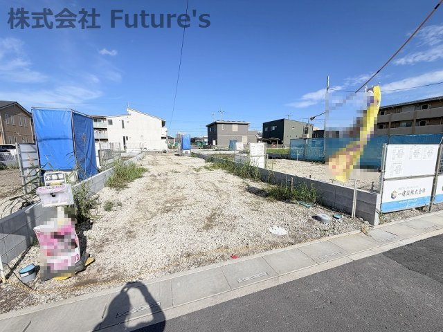 八潮市大字大原　新築戸建　全4棟　4号棟の外観|現地の写真になります。