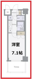 【間取り】 | キャッスルステージ浅草吾妻橋