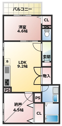 STcourt萱島東の間取り