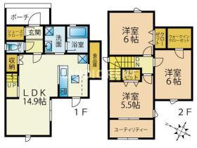 【間取り】 | プランドールS棟