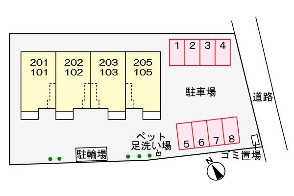 【駐車場】ソレイユＫ