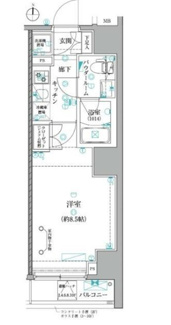 【間取り】 | レアライズ日暮里WEST | 間取りです。