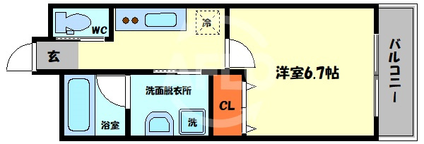 Lasperanza　Morinomiyaの間取り|ラスぺランザ森ノ宮　間取り