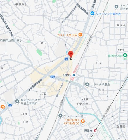 ポートステージ千里丘の地図