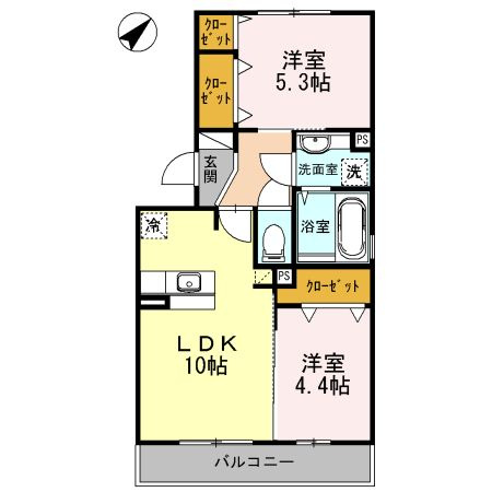 マナローザの間取り