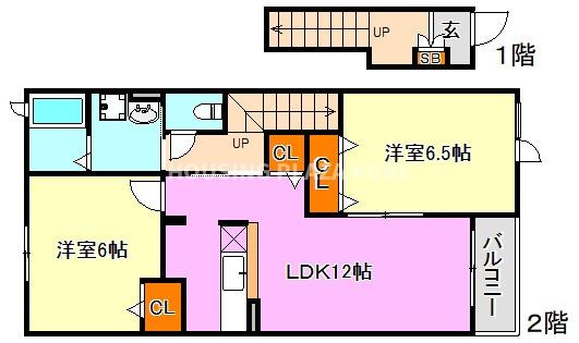 ラッフィナート・カーサ参番館の間取り