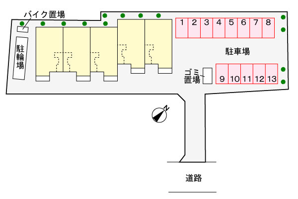 Ｓｈｉｎｉｎｇ　Ｃｏｕｒｔの地図|駐車場