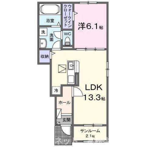 【間取り】 | ひまわり柞田　Ｃ