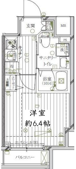 レガリス北千住の間取り