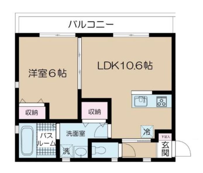 NSGATE勝どきの間取り