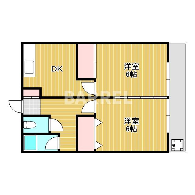 パンション明石の間取り