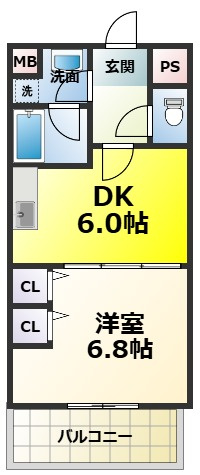 クレオコート和泉中央の間取り