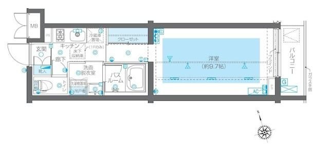ＺＯＯＭ広尾の間取り