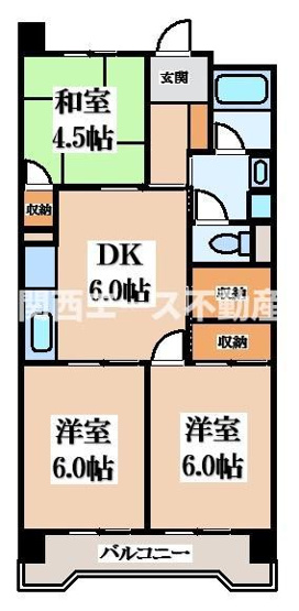 【間取り】 | ビレッジハウス港島タワー