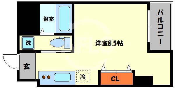 レオンコンフォート弁天町の間取り|レオンコンフォート弁天町　間取り
