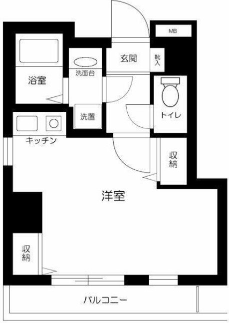 ミリオンステージ西早稲田壱番館の間取り|間取りです。